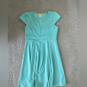 Mint green slip on dress